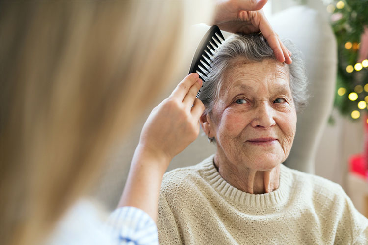 How To Wash Elderly Hair